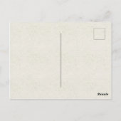 Moderne Eukalyptus-Planänderung Postkarte (Rückseite)