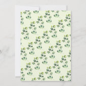 Moderne Eukalyptus Woodland Animals Forest Friends Einladung (Rückseite)