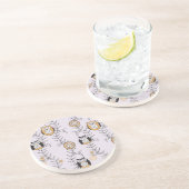 Moderne Eulen-gemusterter Untersetzer (Seite)