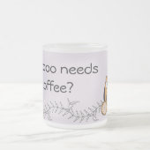 Moderne Eulen-Tasse Mattglastasse (Mittel)