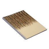 Moderne Exotic Safari Abstrakt Glam Print Notizblock (Rechte Seite)