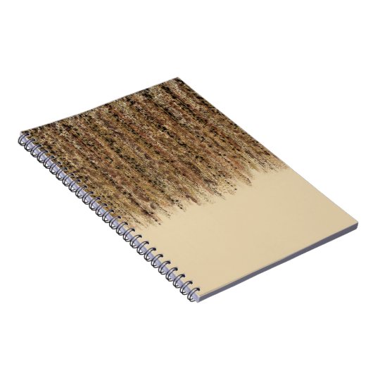 Moderne Exotic Safari Abstrakt Glam Print Notizblock (Rechte Seite)