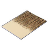 Moderne Exotic Safari Abstrakt Glam Print Notizblock (Linke Seite)