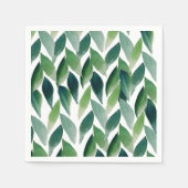 Moderne exotische Bohemische Natur Serviette (Vorderseite)