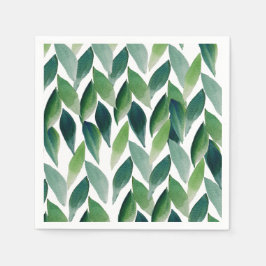 Moderne exotische Bohemische Natur Serviette