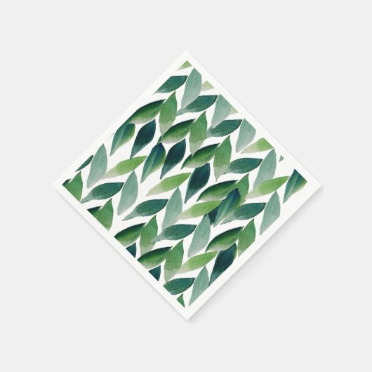 Moderne exotische Bohemische Natur Serviette (Ecke)