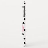 Moderne exotische rosa Aquarellfarben Flamingo & D Case-Mate iPhone Hülle (Hinten/Links)