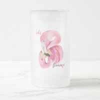 Moderne exotische Rosa Flamingo Wasserfarbe