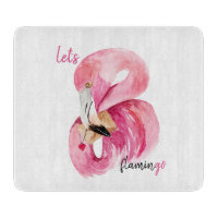 Moderne exotische Rosa Flamingo Wasserfarbe