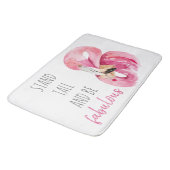 Moderne exotische Stand groß und sein fabelhaft Fl Badematte (Schrägansicht)