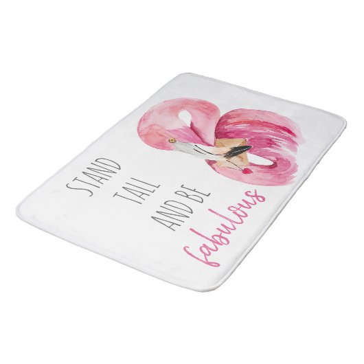 Moderne exotische Stand groß und sein fabelhaft Fl Badematte (Schrägansicht)