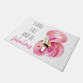 Moderne exotische Stand groß und sein fabelhaft Fl Fußmatte (Schrägansicht)