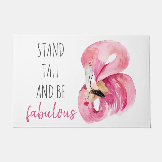 Moderne exotische Stand groß und sein fabelhaft Fl Fußmatte (Vorderseite)