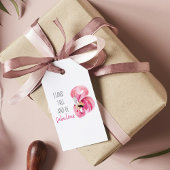 Moderne exotische Stand groß und sein fabelhaft Fl Geschenkanhänger