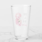 Moderne exotische Stand groß und sein fabelhaft Fl Glas (Rückseite)