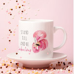 Moderne exotische Stand groß und sein fabelhaft Fl Kaffeetasse<br><div class="desc">Moderne exotische Stand groß und sein fabelhaft Flamingo</div>