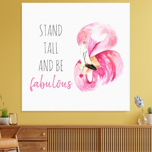 Moderne exotische Stand groß und sein fabelhaft Fl Leinwanddruck (Insitu (Wohnzimmer))