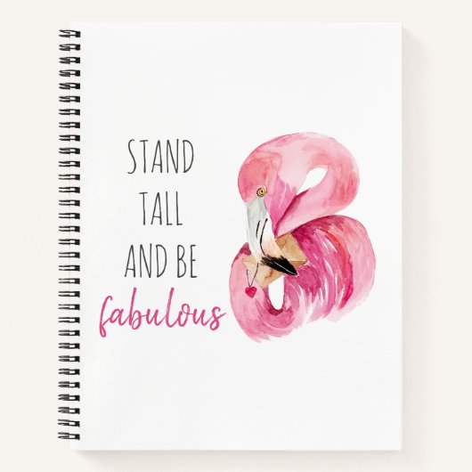 Moderne exotische Stand groß und sein fabelhaft Fl Notizblock (Vorderseite)