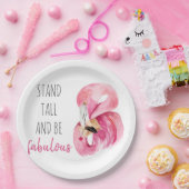 Moderne exotische Stand groß und sein fabelhaft Fl Pappteller (Party)