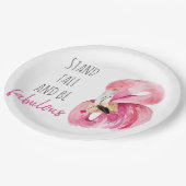 Moderne exotische Stand groß und sein fabelhaft Fl Pappteller (Schrägansicht)