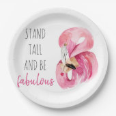 Moderne exotische Stand groß und sein fabelhaft Fl Pappteller (Vorderseite)