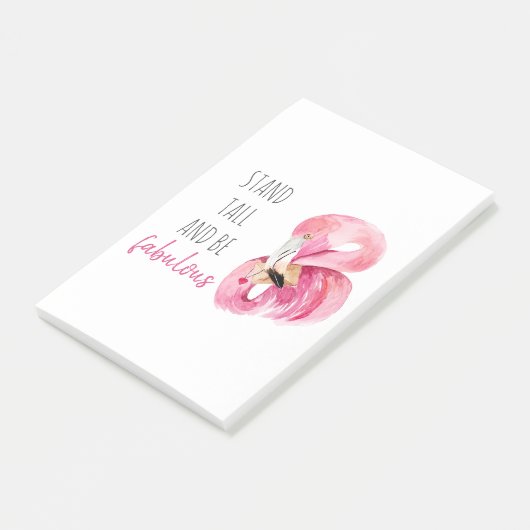 Moderne exotische Stand groß und sein fabelhaft Fl Post-it Klebezettel (angewinkelt)