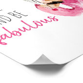 Moderne exotische Stand groß und sein fabelhaft Fl Poster (Ecke)