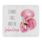 Moderne exotische Stand groß und sein fabelhaft Fl Schneidebrett (Vorderseite)