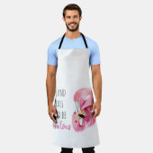 Moderne exotische Stand groß und sein fabelhaft Fl Schürze (Getragen)