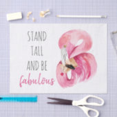 Moderne exotische Stand groß und sein fabelhaft Fl Seidenpapier (Handwerk)