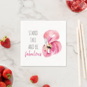 Moderne exotische Stand groß und sein fabelhaft Fl Serviette (Beispiel)