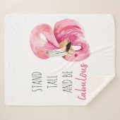 Moderne exotische Stand groß und sein fabelhaft Fl Sherpadecke (Vorderseite (Horizontal))