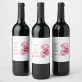 Moderne exotische Stand groß und sein fabelhaft Fl Weinetikett (Flaschen)