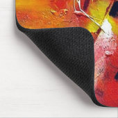 Moderne expressionistische Abstrakte Malerei Trend Mousepad (Ecke)