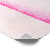 Moderne expressive geometrische abstrakte Malerei Poster (Ecke)