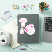 Moderne, Extravagante, Girl Niedliche Streifen Aufkleber (iPad Hülle)