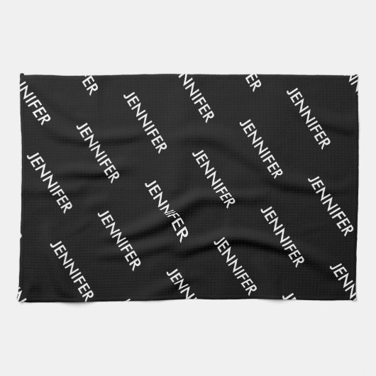 Moderne Extravaganz Sie nennen es Personalisiert s Geschirrtuch (Horizontal)