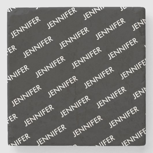 Moderne Extravaganz Sie nennen es Personalisiert s Steinuntersetzer (Vorderseite)