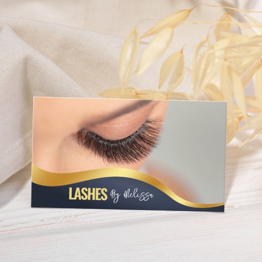 Moderne Eyelash Extension Beauty Makeup Artist Las Visitenkarte