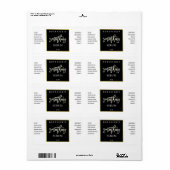 Moderne Face- und Haar-White-Serum-Labels (Vorne)