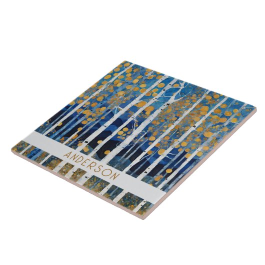 Moderne Fall Bäume Keramik Tile Fliese (Seite)