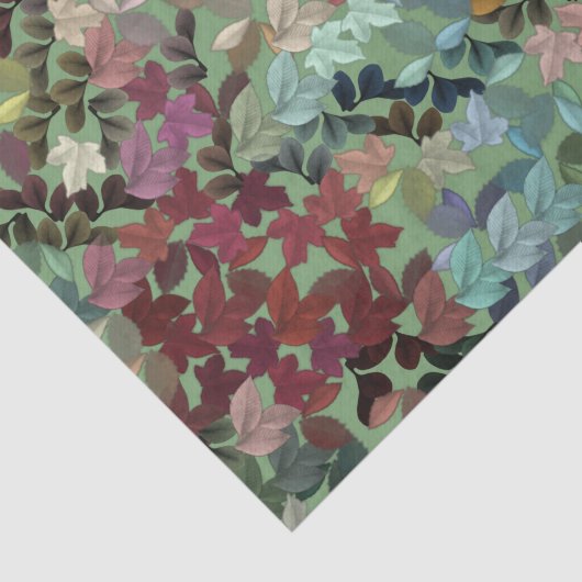 Moderne Falling-Blätter Druckpapier Seidenpapier (Ausschnitt)