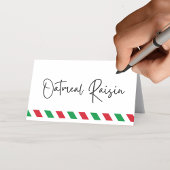 Moderne Faltenkost, Getränke oder Platzkarten