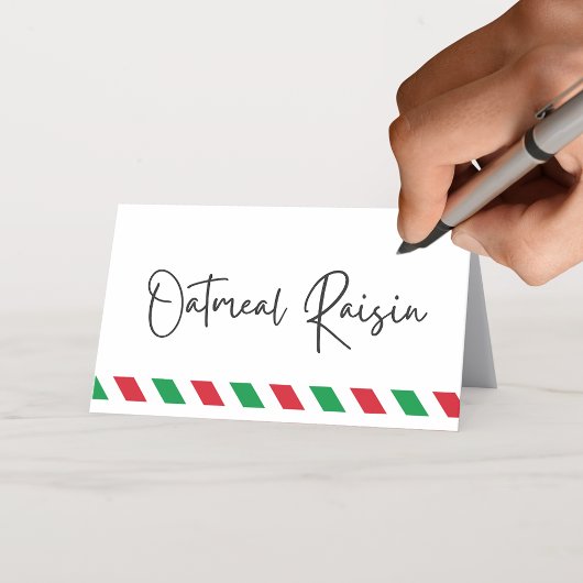 Moderne Faltenkost, Getränke oder Platzkarten