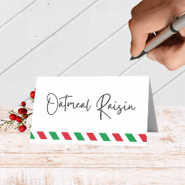 Moderne Faltenkost, Getränke oder Platzkarten