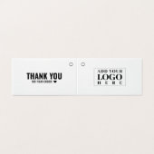 Moderne Faltschachtel-White-Hang-Karte (Außenseite Aufgefaltet)