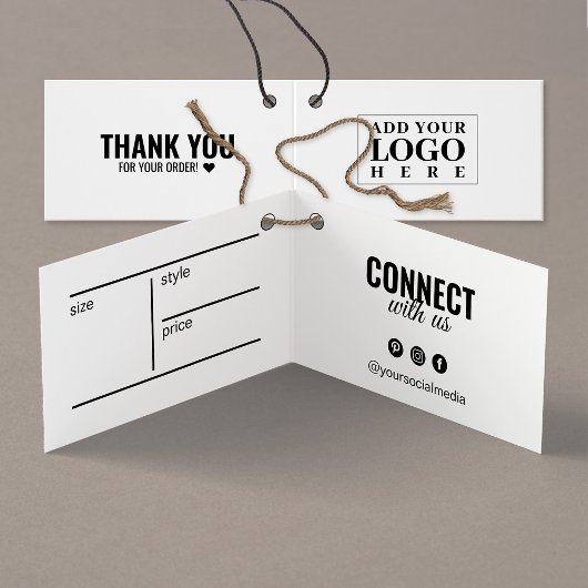 Moderne Faltschachtel-White-Hang-Karte