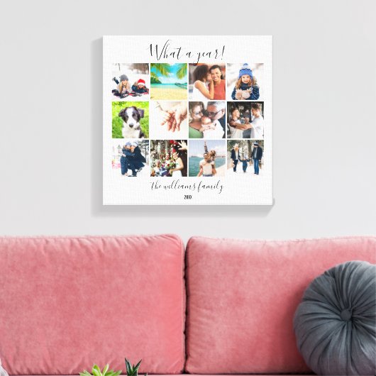 Moderne Familie 12 Fotosammlungen - was für ein Ja Leinwanddruck (Insitu (Wohnzimmer))