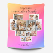 Moderne Familie 14 FotoCollage Fleecedecke