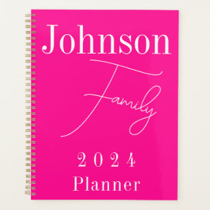 Moderne Familie 2024 - Hot Pink Planer